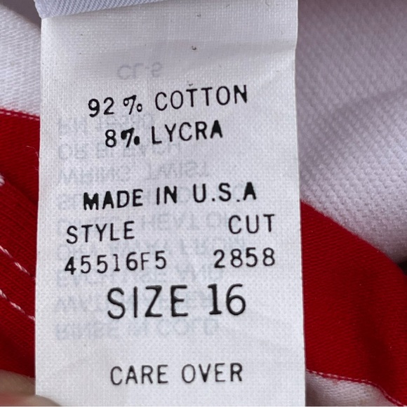 NWT Vtg Sporting Life Patriotic Nautical Style One Piece Swimsuit/Playsuit - 16 - Picture 8 of 9